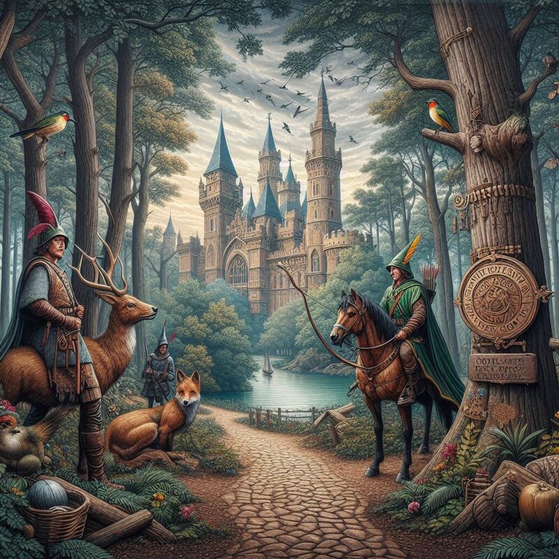 Central to the Robin Hood legend is Sherwood Forest