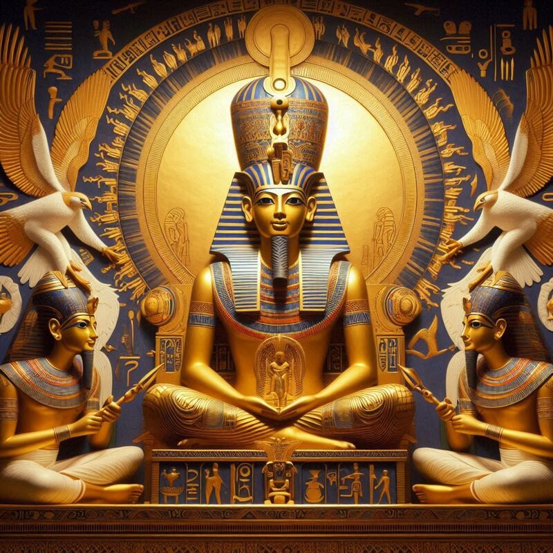 Honoring Amun Ra Divine Authority