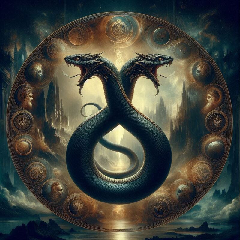 The Enigmatic Serpent A Dual Symbol of Creation and Destruction