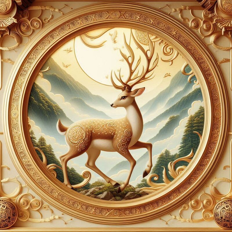 The Serene Deer A Symbol of Grace and Gentleness